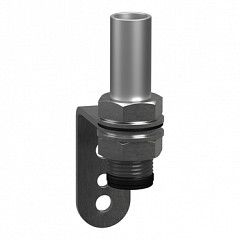 univerzalni montažni dodatek za XV4 / XV6 /X VB7; kov. L nosilec in 100mmAL drog