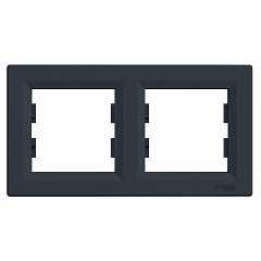 Asfora - Okvir 2 el. hor. antracit