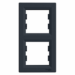 Asfora - Okvir 2 el. ver. antracit