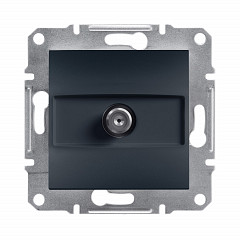 Asfora - SAT konektor - 1dB - antracit