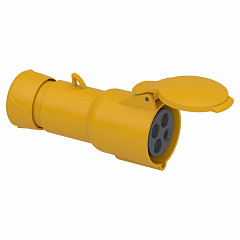 Gnezdna vtičnica PratiKa - ravna - 32 A - 3P + E - 100 do 130 V AC - IP44