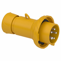 Gnezdni vtič PratiKa - raven - 16 A - 3P + N + E - 100 do 130 V AC - IP67