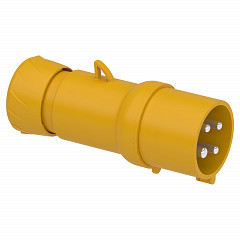 Gnezdni vtič PratiKa - raven - 32 A - 3P + E - 100 do 130 V AC - IP44