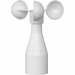 KNX senzor za veter 0 do 10 V vmesnik in gretje, polarno bel