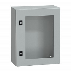 Prosojna vrata PanelSeT CRN brez mont. pl. V500xŠ400xG200 IP66 IK08 RAL7035