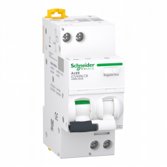 Residualni tokovni odklopnik z nadtokovno zaščito (RCBO), Acti9 iCV40, 1P+N, 6 A, C krivulja, 6000 A, 30 mA, AC tip