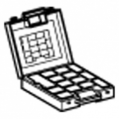 shran. zaboj za kable in orodje za rezanje/odstr. izolacije