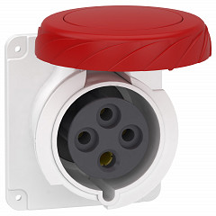 Vtičnica PratiKa - hitri priklj. - ravna - 32 A - 3P + E - 380 do 415 V AC