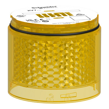 modularni modul, harmony XVB7 signalni semafor, rumena , O 70 mm, utripajoč