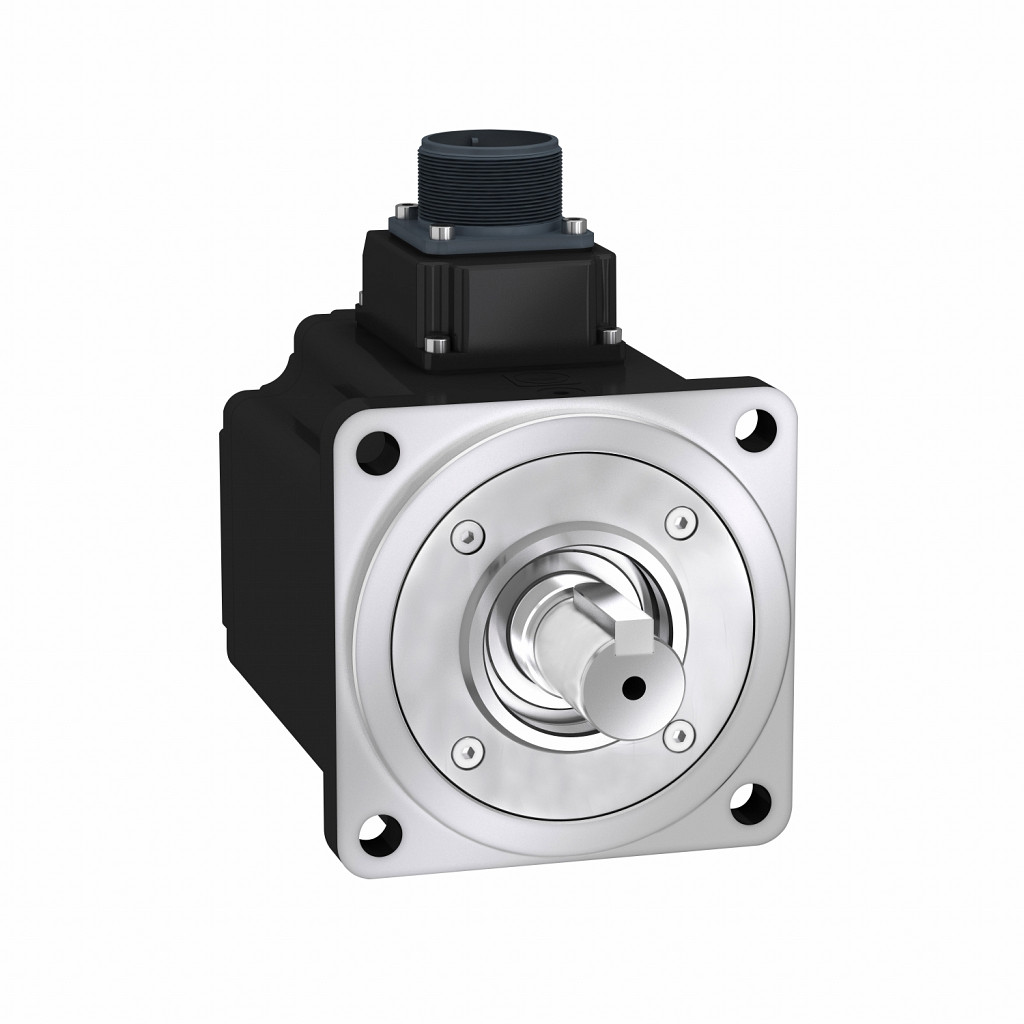 BCH servomotor – 100 mm – 1000 W – z oljnim tesnilom – s ključem – raven prik.