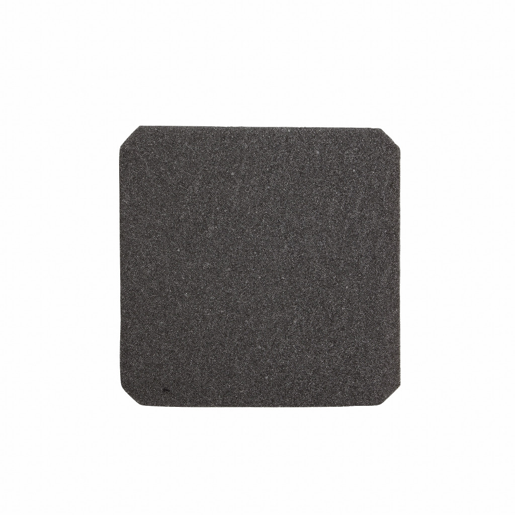 Črna odzr. rešetka, premer izreza 108 mm, dim. pod 124 x 124 mm IP20