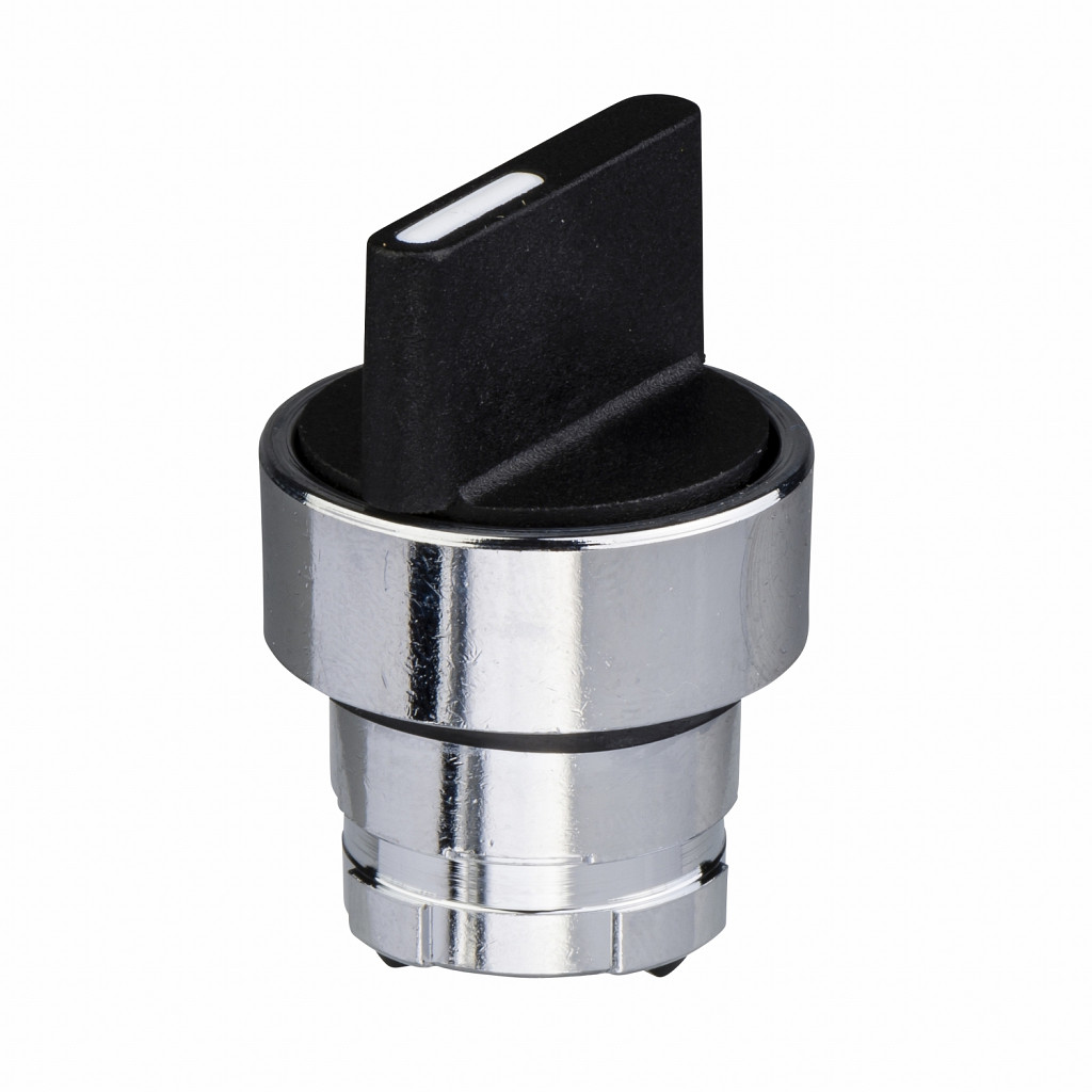 Glava izbirnega stikala - 3 položaji O 22 - črna