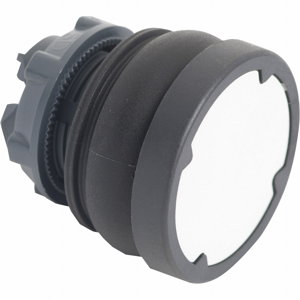 glava potisnega gumba za težke razmere delovanja – bela – brez oznake