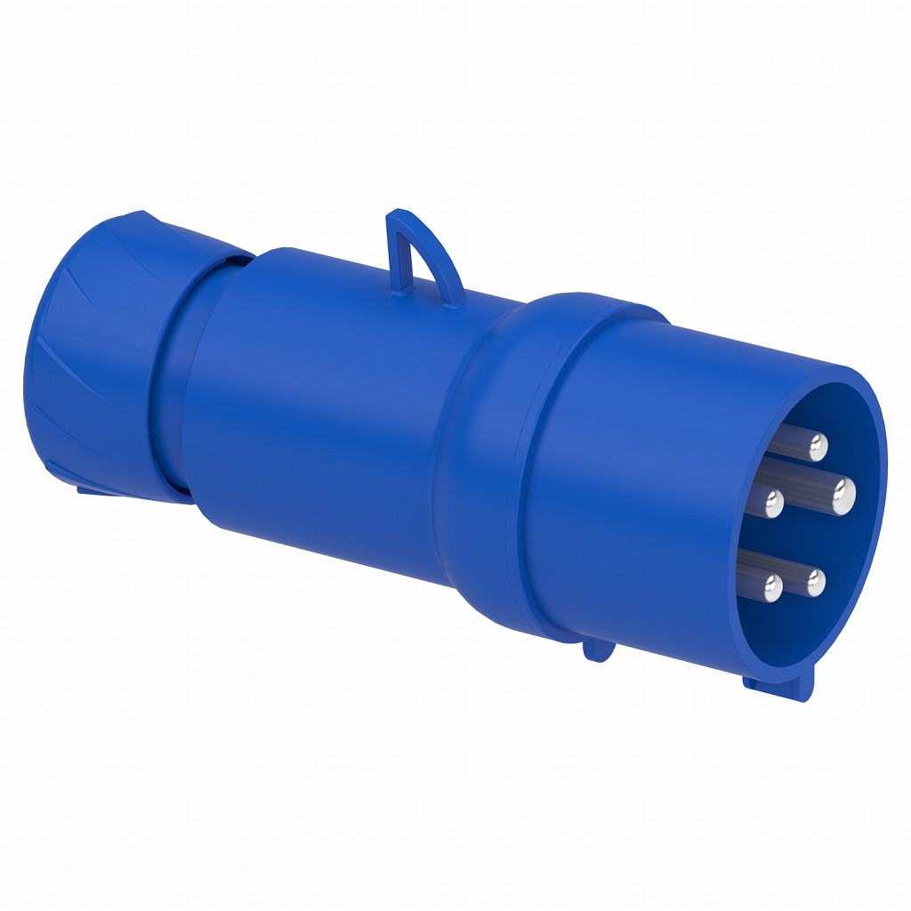 Gnezdni vtič PratiKa - raven - 32 A - 3P + N + E - 200 do 250 V AC - IP44