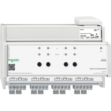 KNX univerzalni zatemnitveni sprožilec, LL REG-K/4x230/250 W
