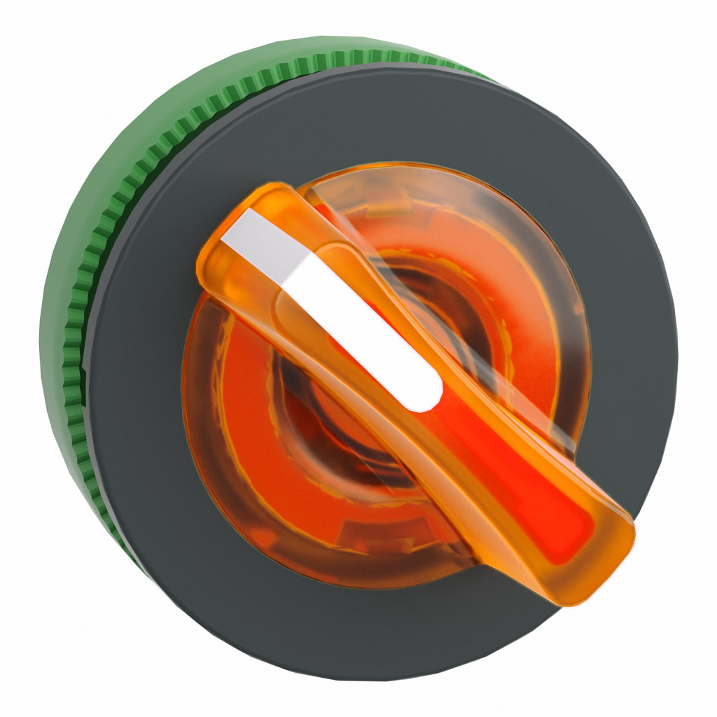 Podometna oran. glava osvetljenega izbirnega stikala 2 poz. statični