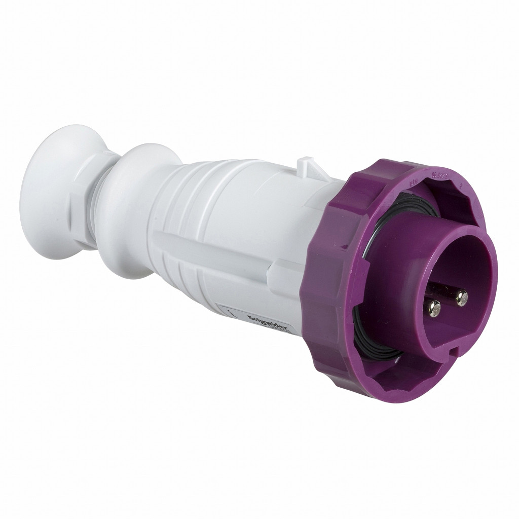 PratiKa industrijski vtič - raven - 32 A - 2P - 20 do 25 V AC - IP67