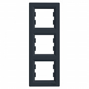 Asfora - Okvir 3 el. ver. antracit