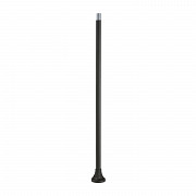 Črna alu. cev 780 mm, plastična baza