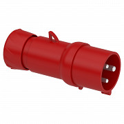 Gnezdni vtič PratiKa - raven - 32 A - 2P + E - 380 do 415 V AC - IP44