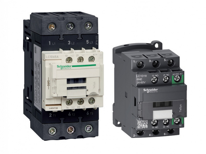 Kontaktorji in zaščitni releji